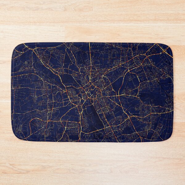 Item preview, Hanover, Lower Saxony, Germany Map - City At Night designed and sold by deMAP.
