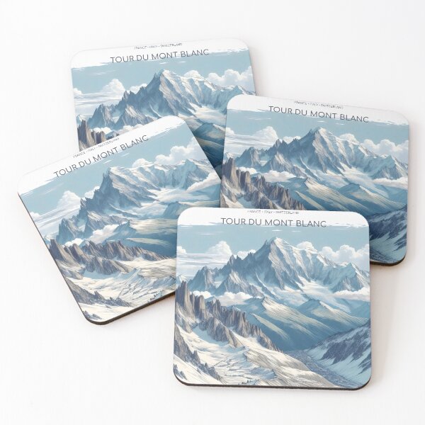 Item preview, Mont Blanc Alps – Tour du Mont Blanc Hiking Art designed and sold by wildexperience.