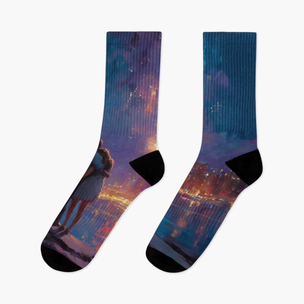 Item preview, Watching Fireworks Over the City designed and sold by Rtymer.