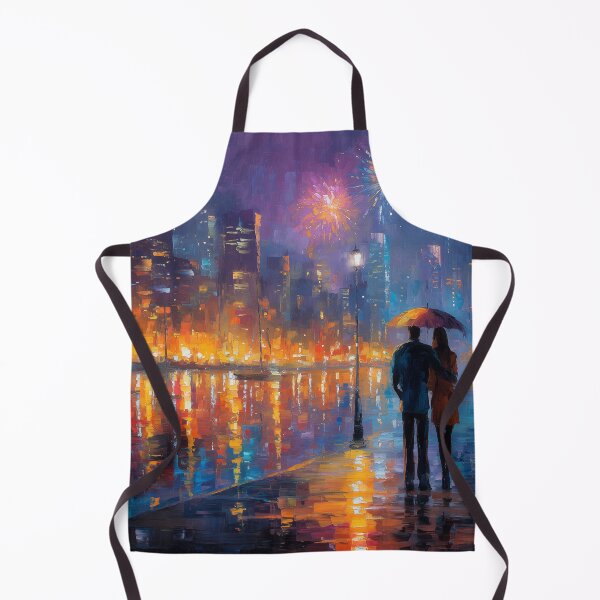 Item preview, Watching Fireworks Over the City designed and sold by Rtymer.