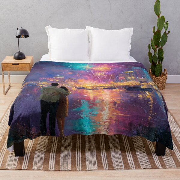 Item preview, Watching Fireworks Over the City designed and sold by Rtymer.