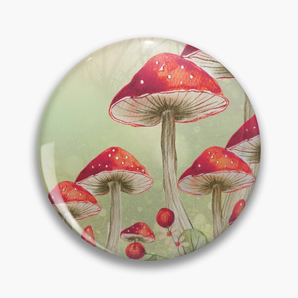 Item preview, Whimsy Mushrooms designed and sold by CollageFingers.