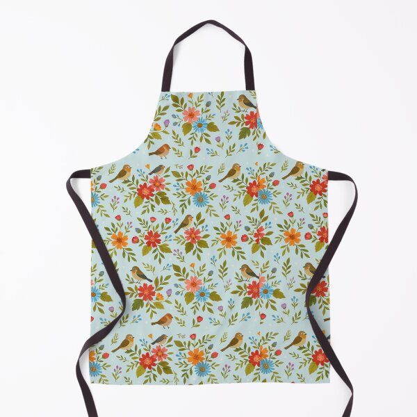 Item preview, Vintage Floral and Birds Pattern – Soft Nature Print designed and sold by Vibe Check Central.