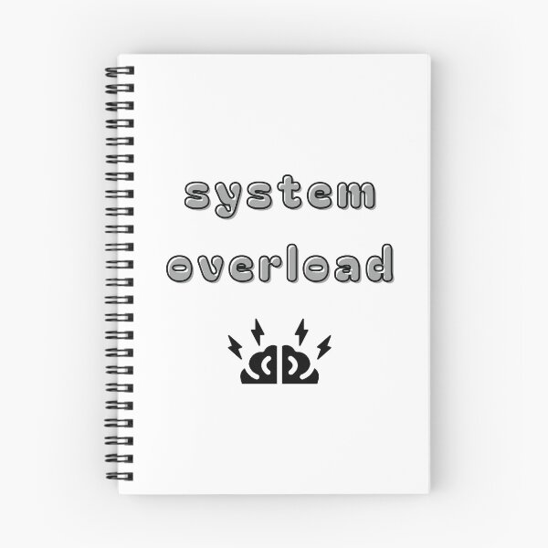 Item preview, System Overload – Low Battery Club Design designed and sold by mintmono-studio.
