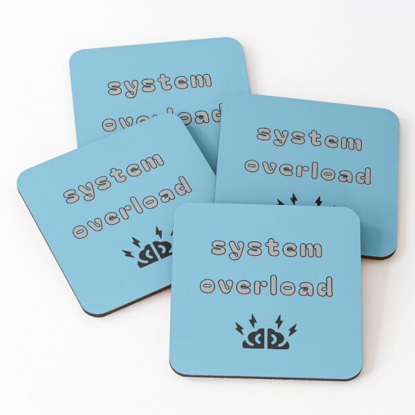 Item preview, System Overload – Low Battery Club Design designed and sold by mintmono-studio.