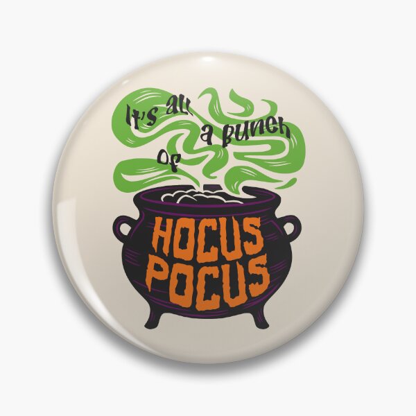 Item preview, It’s All a Bunch of Hocus Pocus – Witch Cauldron Halloween Design designed and sold by MeggieMakes.