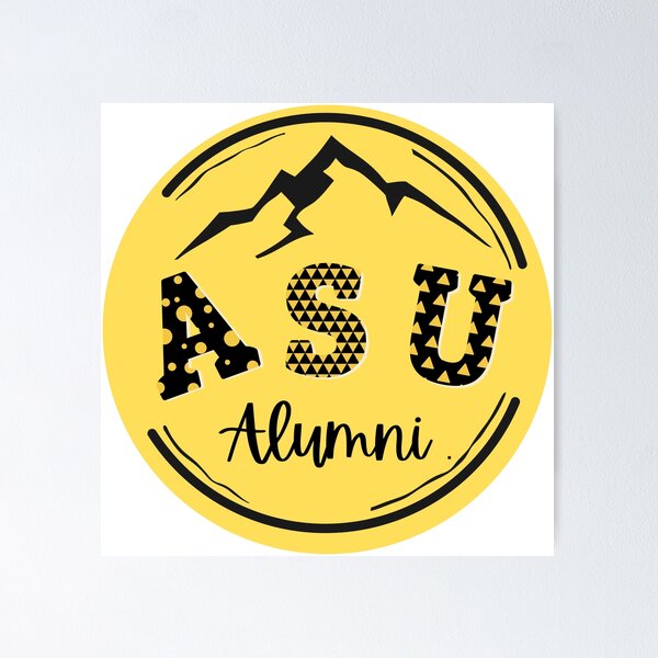 Item preview, ASU Almuni Patterned Letters designed and sold by madssticker.