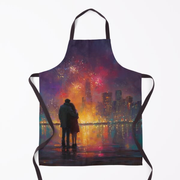 Item preview, Watching Fireworks Over the City designed and sold by Rtymer.