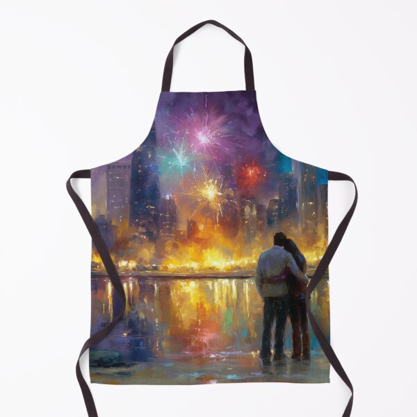 Item preview, Watching Fireworks Over the City designed and sold by Rtymer.