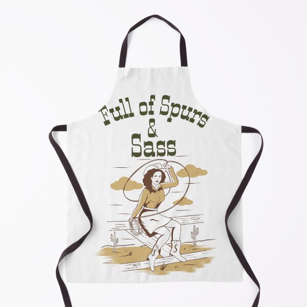 Item preview, This Full of Spurs & Sass decorative design is perfect for horseback riding women. designed and sold by MJ Apparel.