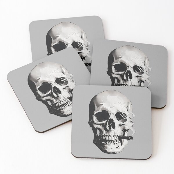 Item preview, Zombie - Skull with a Cigar designed and sold by NightTimeJ.