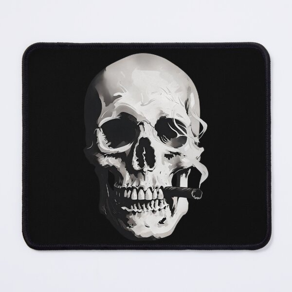 Item preview, Zombie - Skull with a Cigar designed and sold by NightTimeJ.