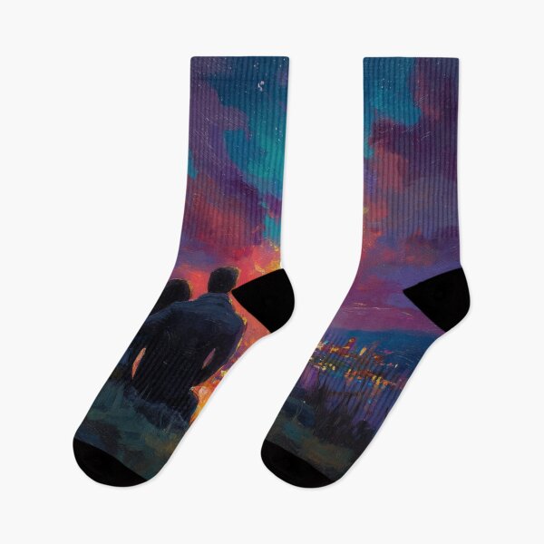 Item preview, Watching Fireworks Over the City designed and sold by Rtymer.