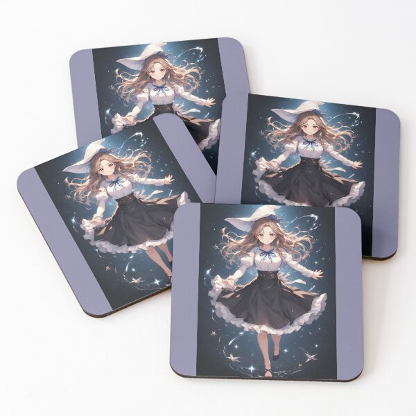 Item preview, Mystical Anime Girl with Magic designed and sold by ArtsJulian.