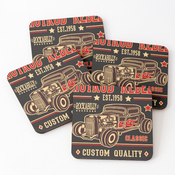 Item preview, 50S Rockabilly Retro Hot Rod Rock And Roll Vintage Rocker 1958 Classic designed and sold by KeelWelch.