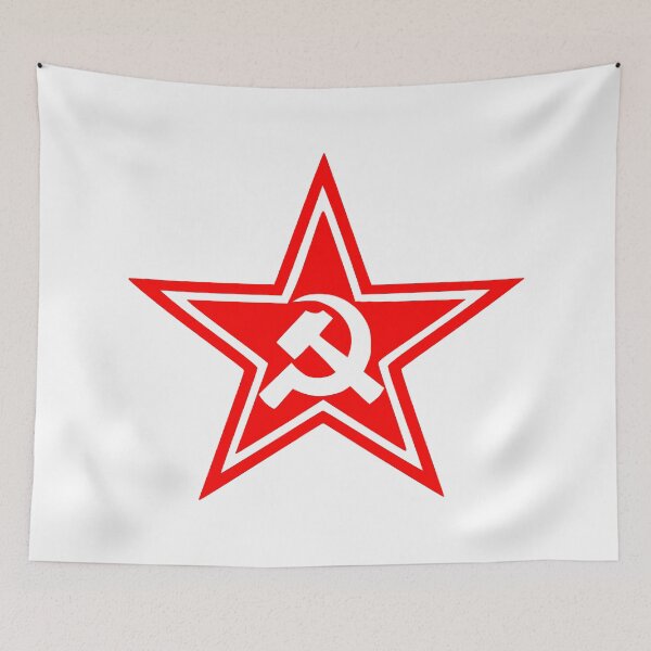 Item preview, Vintage Hammer and Sickle Red Star Print | Soviet Union Symbol Poster - Cold War History Decor, Communist Era Wall Art & USSR Memorabilia designed and sold by RevolutionToday.