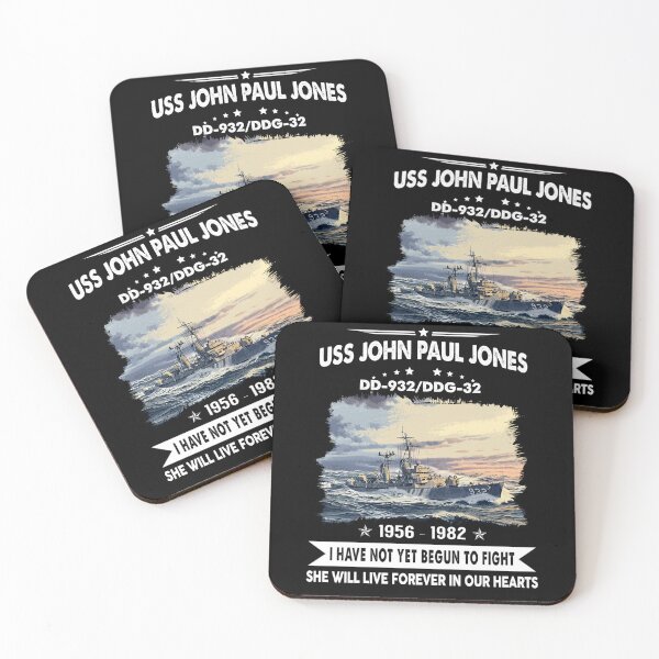 Item preview, USS John Paul Jones Military, Navy Veteran Mens Gift Idea Husband, Dad, Grandpa designed and sold by Timeless Bond Designs.