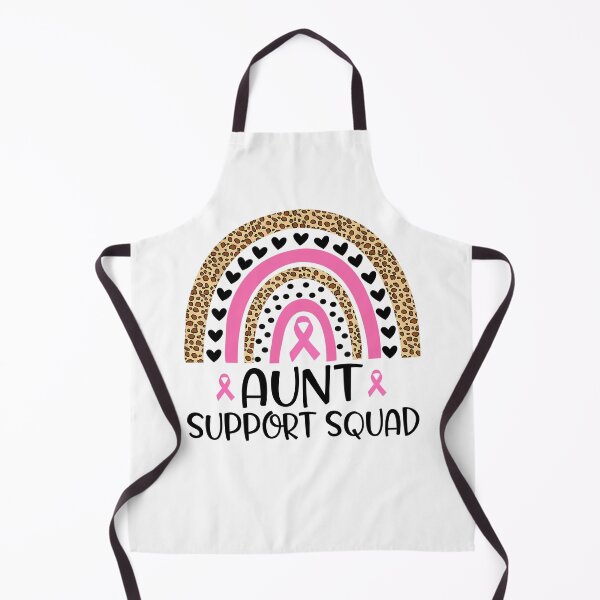 Item preview, Breast Cancer Ribbon Rainbow Pink Support squad Aunt designed and sold by cawtoon.