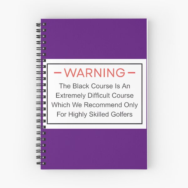 Item preview, Warning: Black Course Only For Skilled Golfers | PERFECT GIFT FOR YOU AND FRIENDS designed and sold by TiaPorter.