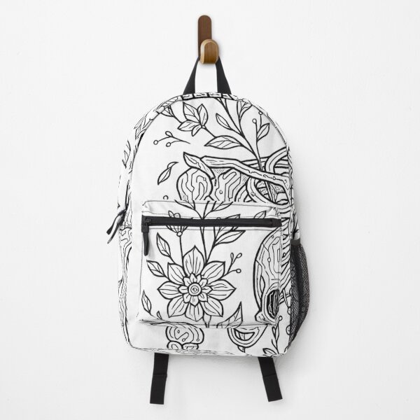 Item preview, Cyber Bloom Skeleton – Futuristic Floral Bones designed and sold by Velustro Shop.