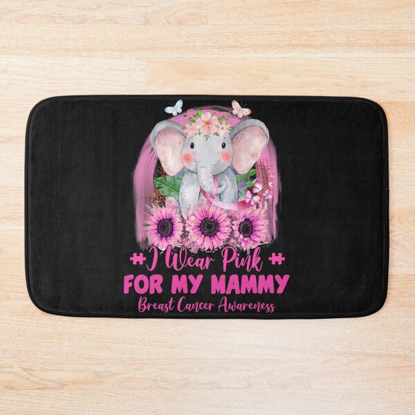 Item preview, Breast Cancer Sunflower Elephant I Wear Pink For My Mammy designed and sold by cawtoon.