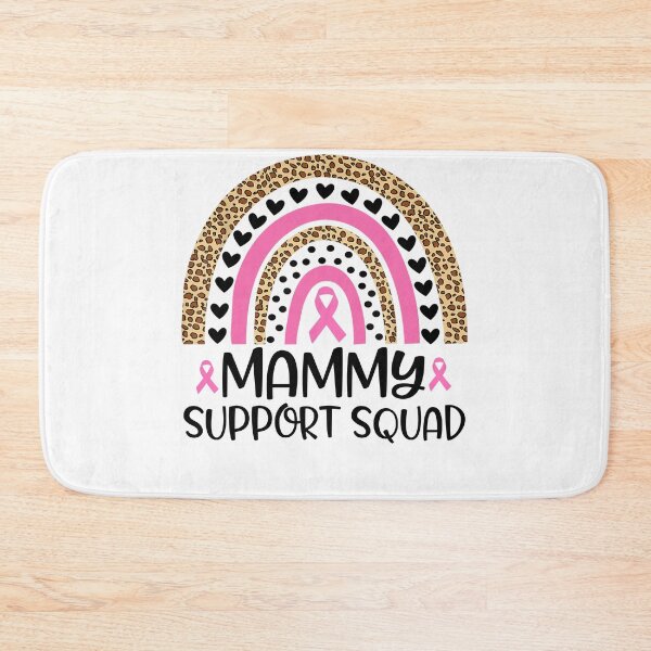Item preview, Breast Cancer Ribbon Rainbow Pink Support squad Mammy designed and sold by cawtoon.