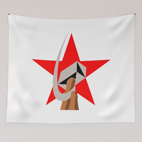 Item preview, Unity and Labor Art Print | Inspirational Hammer and Sickle Poster - Worker Solidarity Symbol, Industrial Strength Wall Art & Motivational Decor designed and sold by RevolutionToday.
