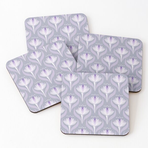Item preview, Midcentury Bloom - Amethyst Smoke designed and sold by Carina Parry Studios.