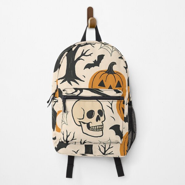Item preview, Halloween Pattern Pumpkins, Crows, Skulls & Spooky Bats designed and sold by Buzzink.