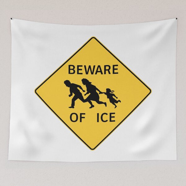 Item preview, Beware of ICE Road Sign designed and sold by travelwitheric.