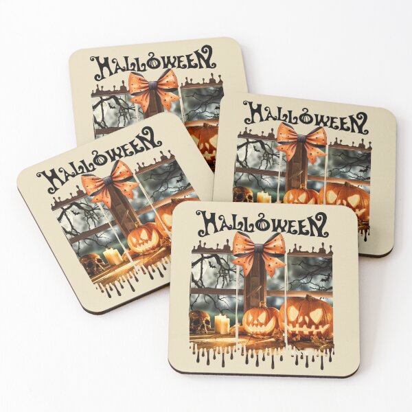 Item preview, Glowing Jack-O’-Lanterns by Haunted Window designed and sold by MoodsDesigns.