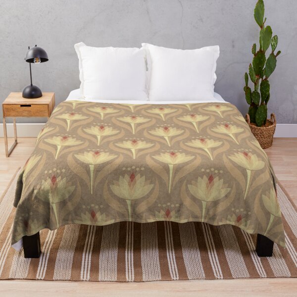 Item preview, Midcentury Bloom - Light Taupe designed and sold by Carina Parry Studios.