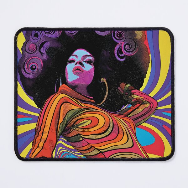 Item preview, Afrofuturist Diva in Psychedelic Motion designed and sold by Groovy Looks.