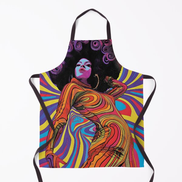 Item preview, Afrofuturist Diva in Psychedelic Motion designed and sold by Groovy Looks.