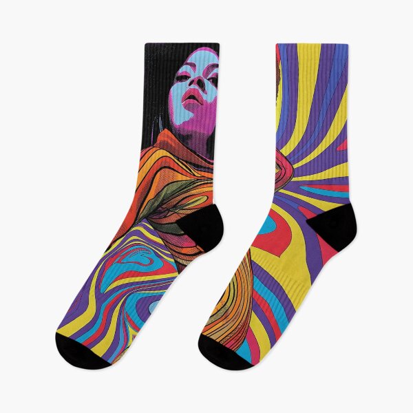 Item preview, Afrofuturist Diva in Psychedelic Motion designed and sold by SouthPrint.