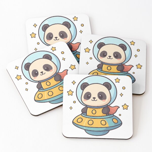 Item preview, Galactic Panda – Flying Saucer Captain designed and sold by ALBANAT.