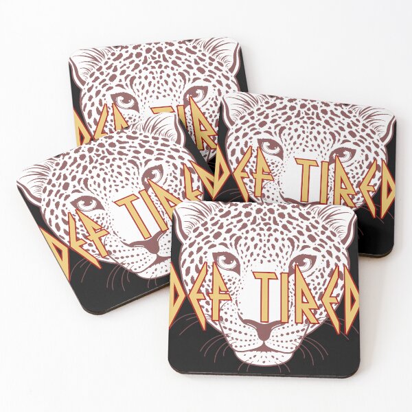 Item preview, Def Tired Pour Some Coffee on Me Leppard  designed and sold by BrunoLepage.