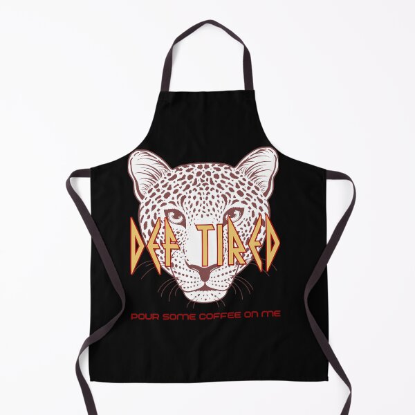 Item preview, Def Tired Pour Some Coffee on Me Leppard  designed and sold by BrunoLepage.