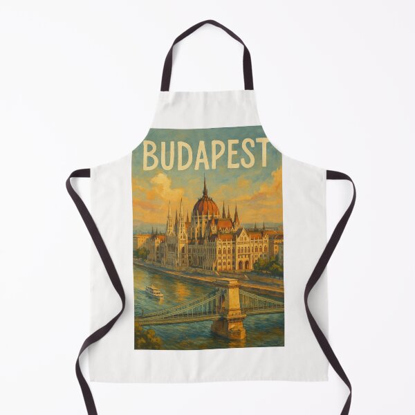 Item preview, Budapest Parliament and Chain Bridge at Sunset designed and sold by Places On Earth.