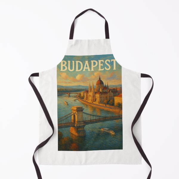 Item preview, Budapest Skyline with Chain Bridge and Parliament designed and sold by Places On Earth.