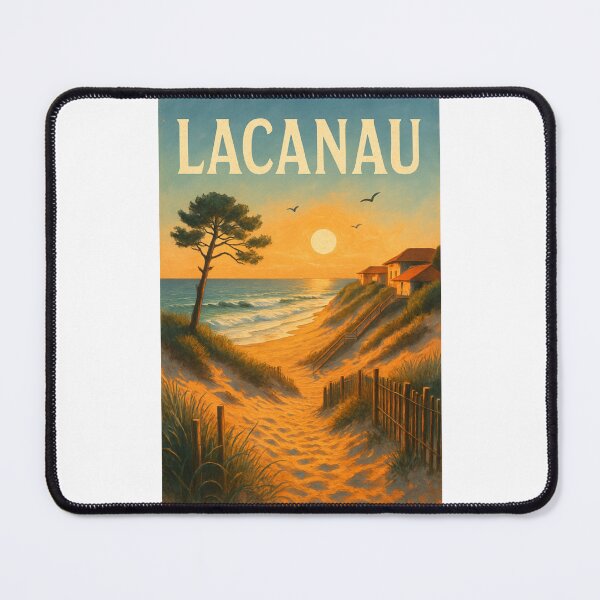 Item preview, Lacanau Beach Path at Sunset – Nouvelle-Aquitaine, France designed and sold by Places On Earth.