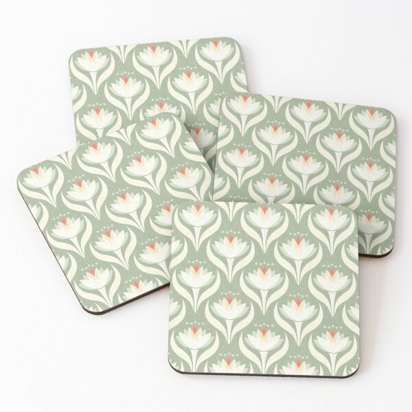 Item preview, Midcentury Bloom - Sage designed and sold by Carina Parry Studios.