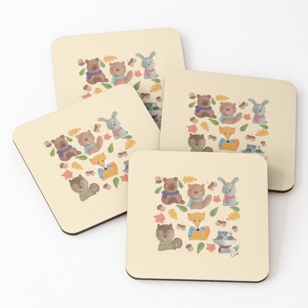 Item preview, Forest fall animals designed and sold by Carolampron.
