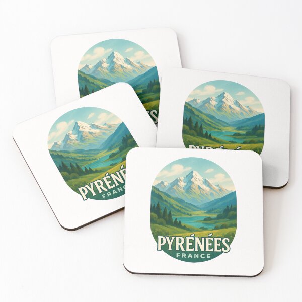 Item preview, Snowy Peak in the Pyrenees – French Mountain Landscape designed and sold by Places On Earth.