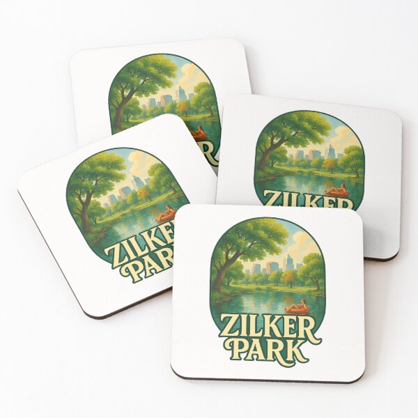 Item preview, Zilker Park with Austin Skyline – Texas, USA designed and sold by Places On Earth.