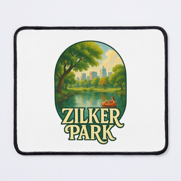 Item preview, Zilker Park with Austin Skyline – Texas, USA designed and sold by Places On Earth.
