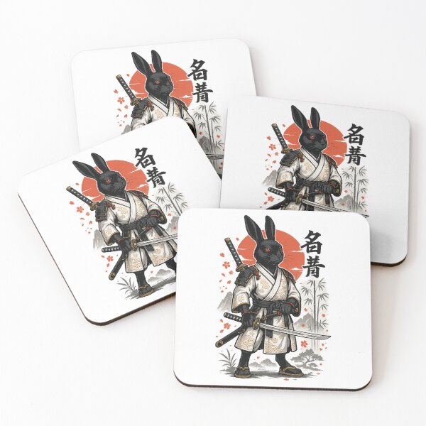 Item preview, Samurai Warrior Rabbit designed and sold by Ahau Designs.