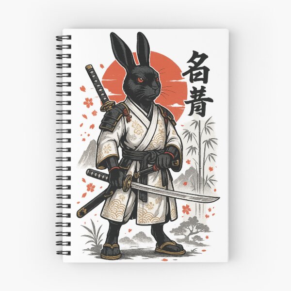 Item preview, Samurai Warrior Rabbit designed and sold by Ahau Designs.