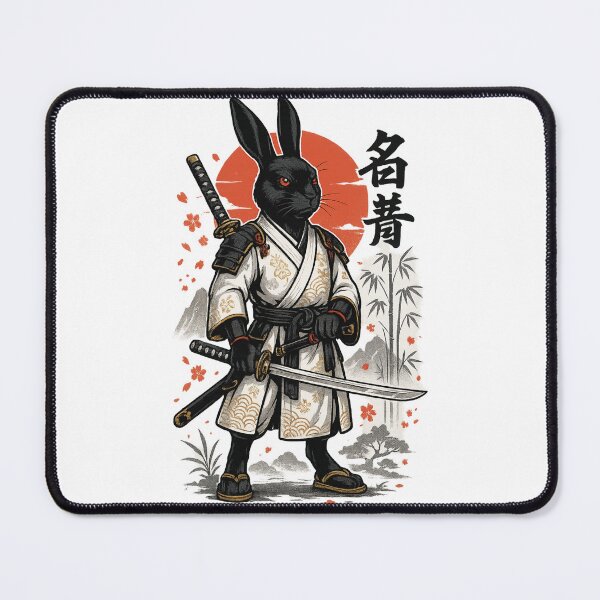 Item preview, Samurai Warrior Rabbit designed and sold by Ahau Designs.