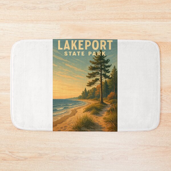 Item preview, Sunset at Lakeport State Park – Michigan’s Lake Huron Coast designed and sold by Places On Earth.